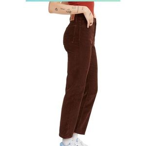 Corduroy wedgie straight Levi’s Chocolate jeans